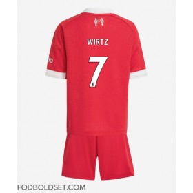 Liverpool Florian Wirtz #7 Hjemme Trøje Børn 2025-26 Kortærmet (+ Korte bukser)